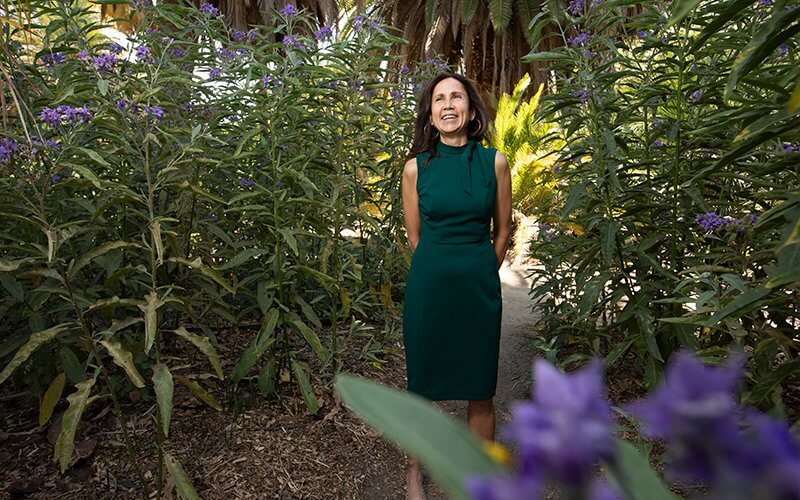 Joya Salas, director of the Arboretum and Botanical Garden at Cal State Fullerton